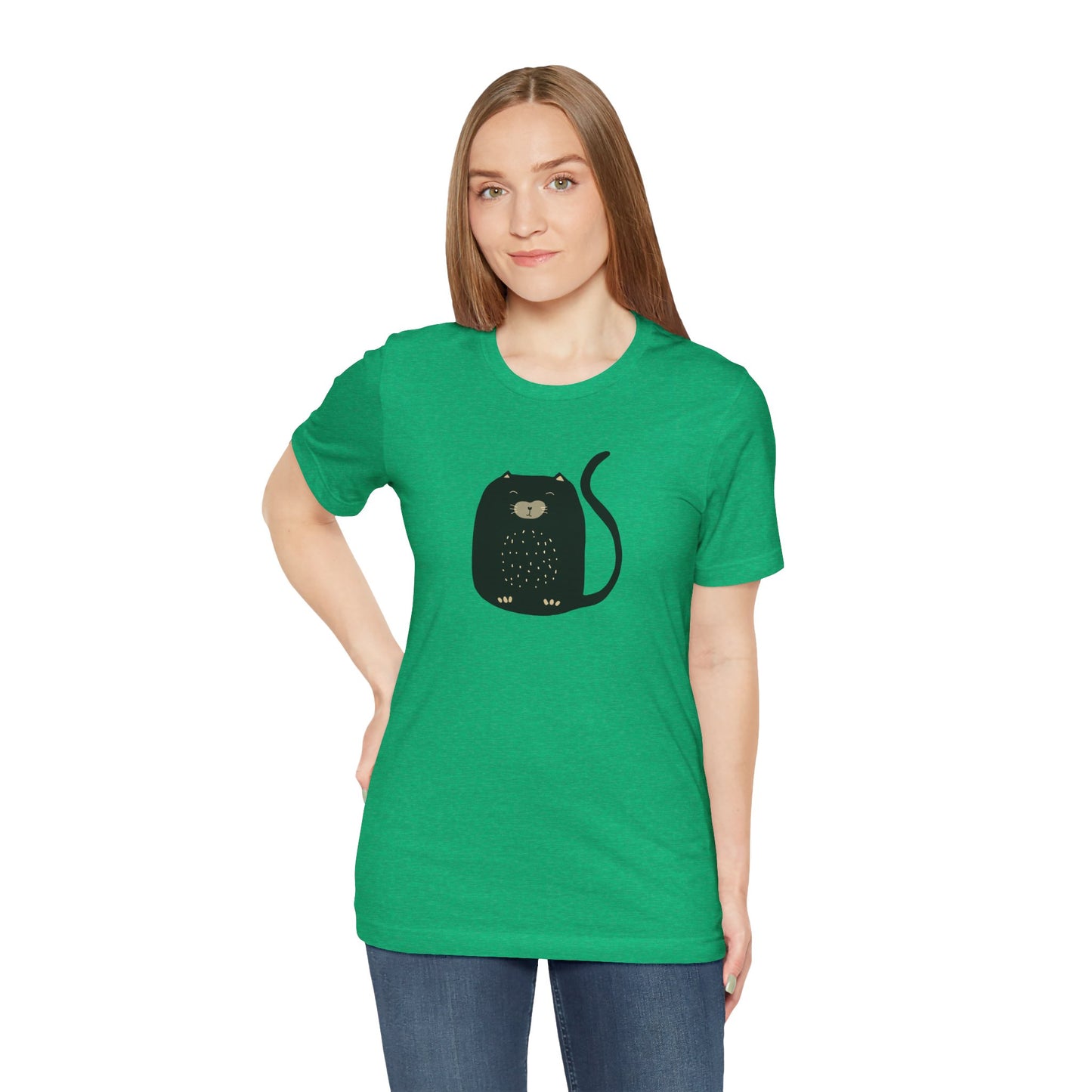 Cat Unisex Jersey Short Sleeve Tee