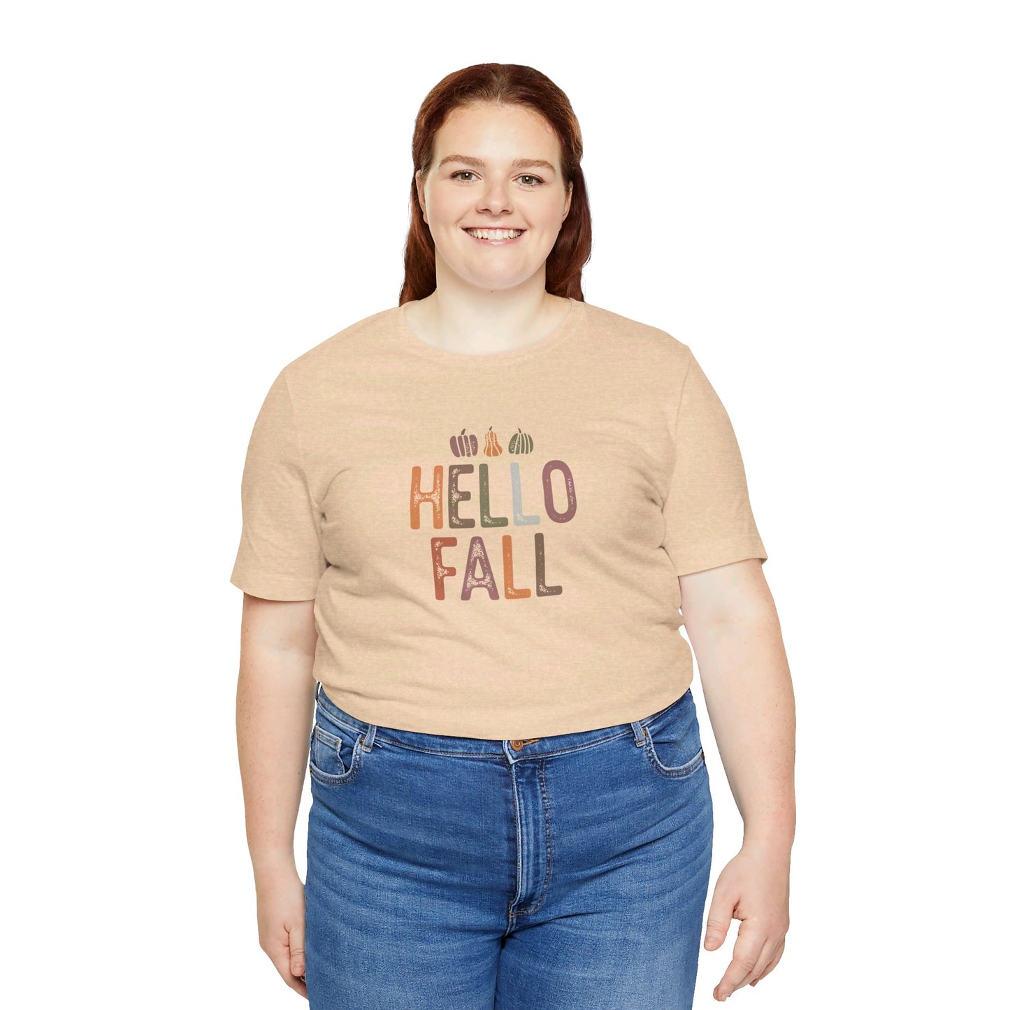 Hello Fall Unisex Jersey Short Sleeve Tee