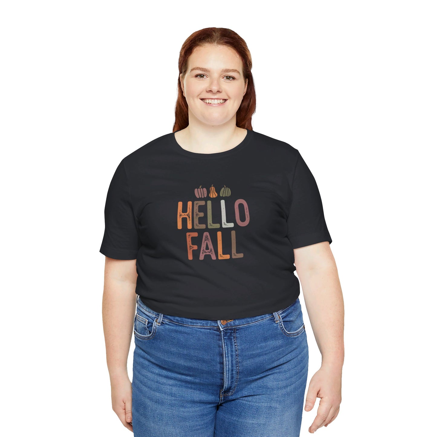 Hello Fall Unisex Jersey Short Sleeve Tee