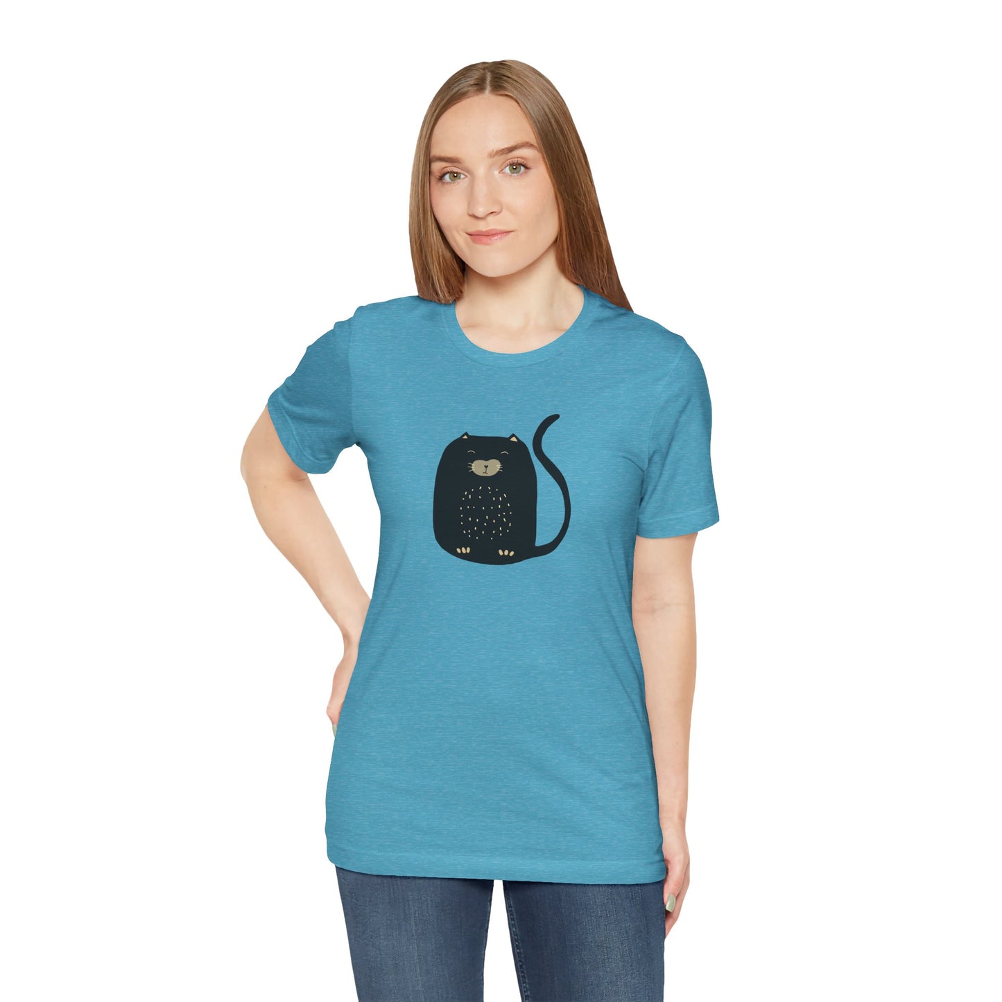 Cat Unisex Jersey Short Sleeve Tee