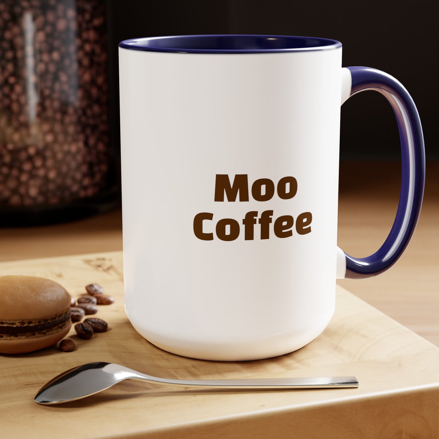 Cow Two-Tone Coffee Mugs, 15oz