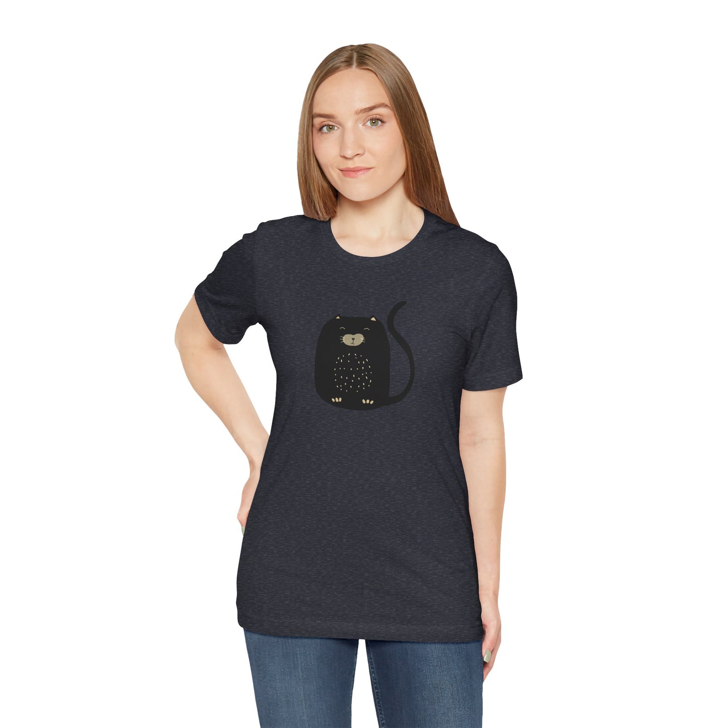 Cat Unisex Jersey Short Sleeve Tee