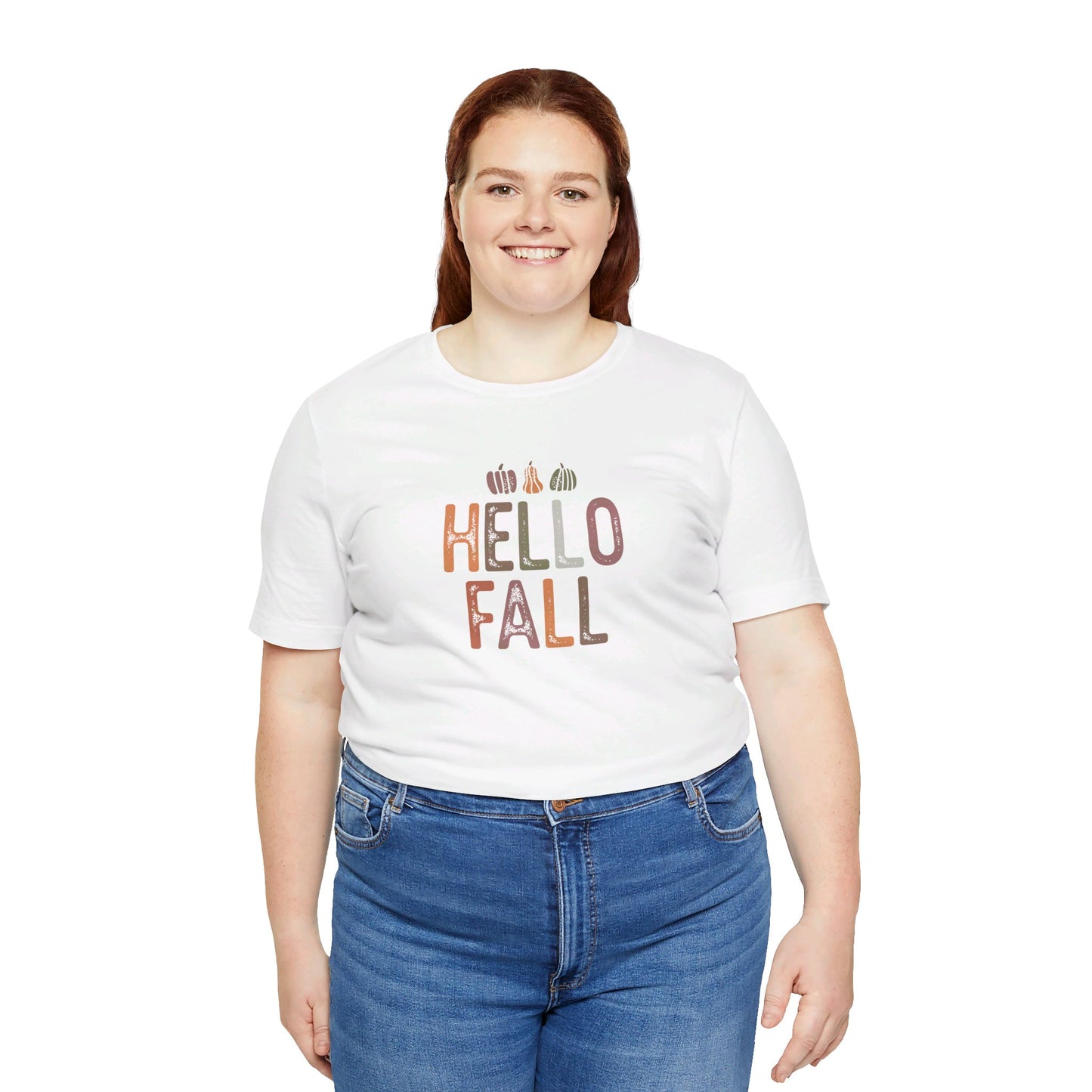 Hello Fall Unisex Jersey Short Sleeve Tee