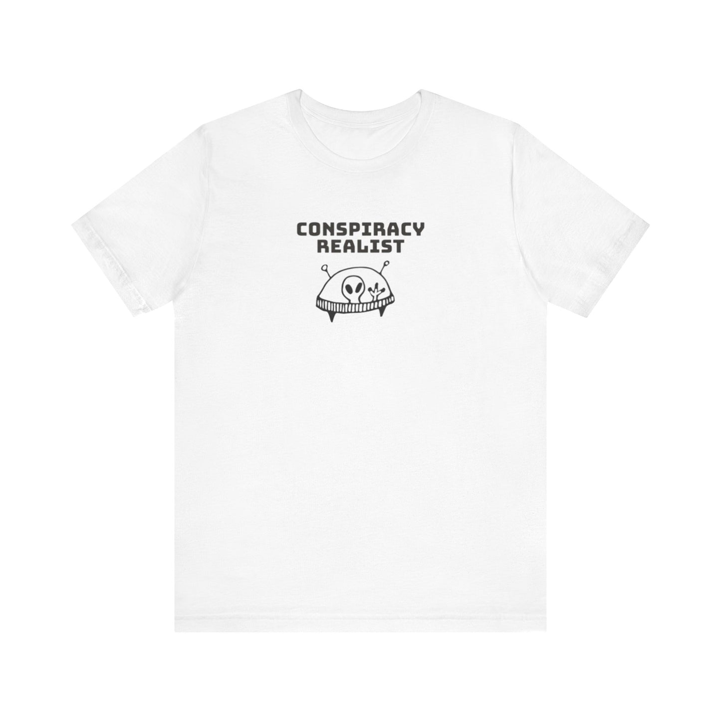 Conspiracy Realist Unisex Jersey Short Sleeve Tee. **BEST SELLER**