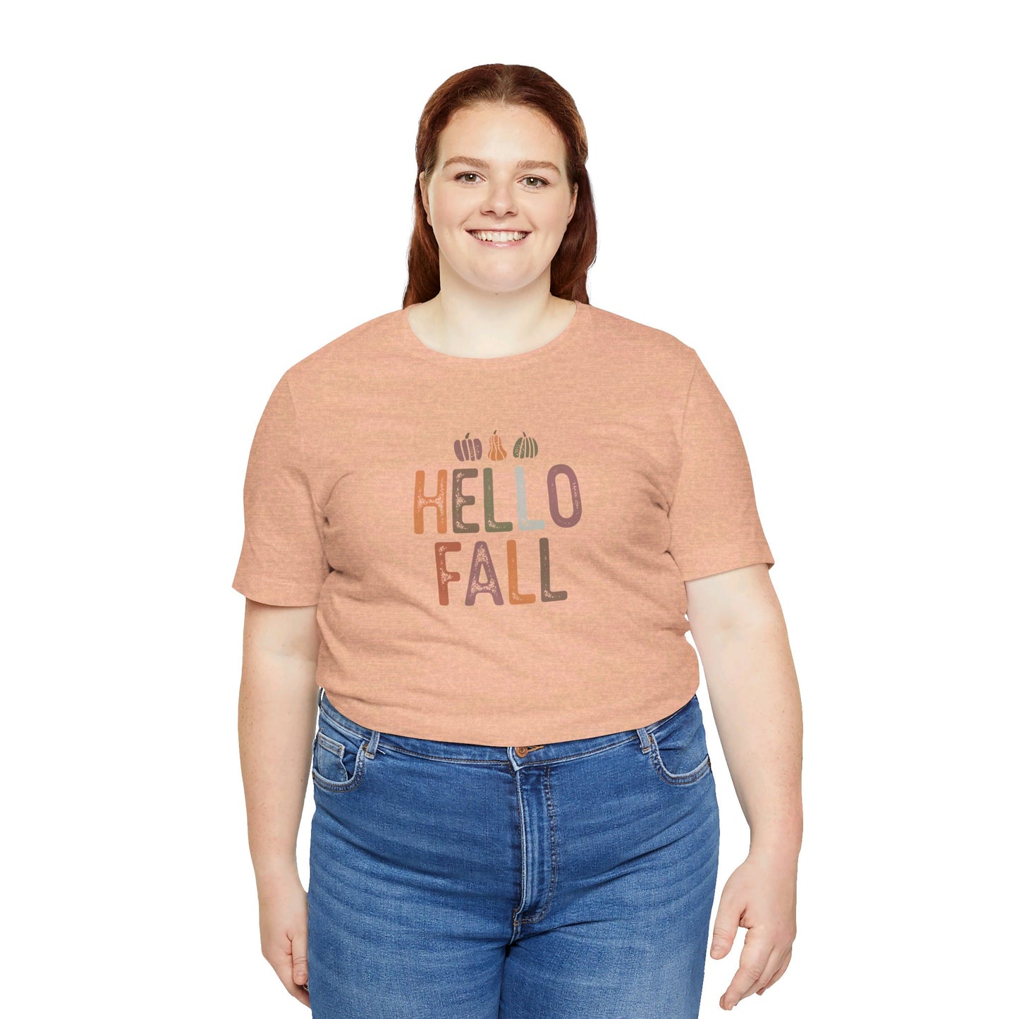 Hello Fall Unisex Jersey Short Sleeve Tee