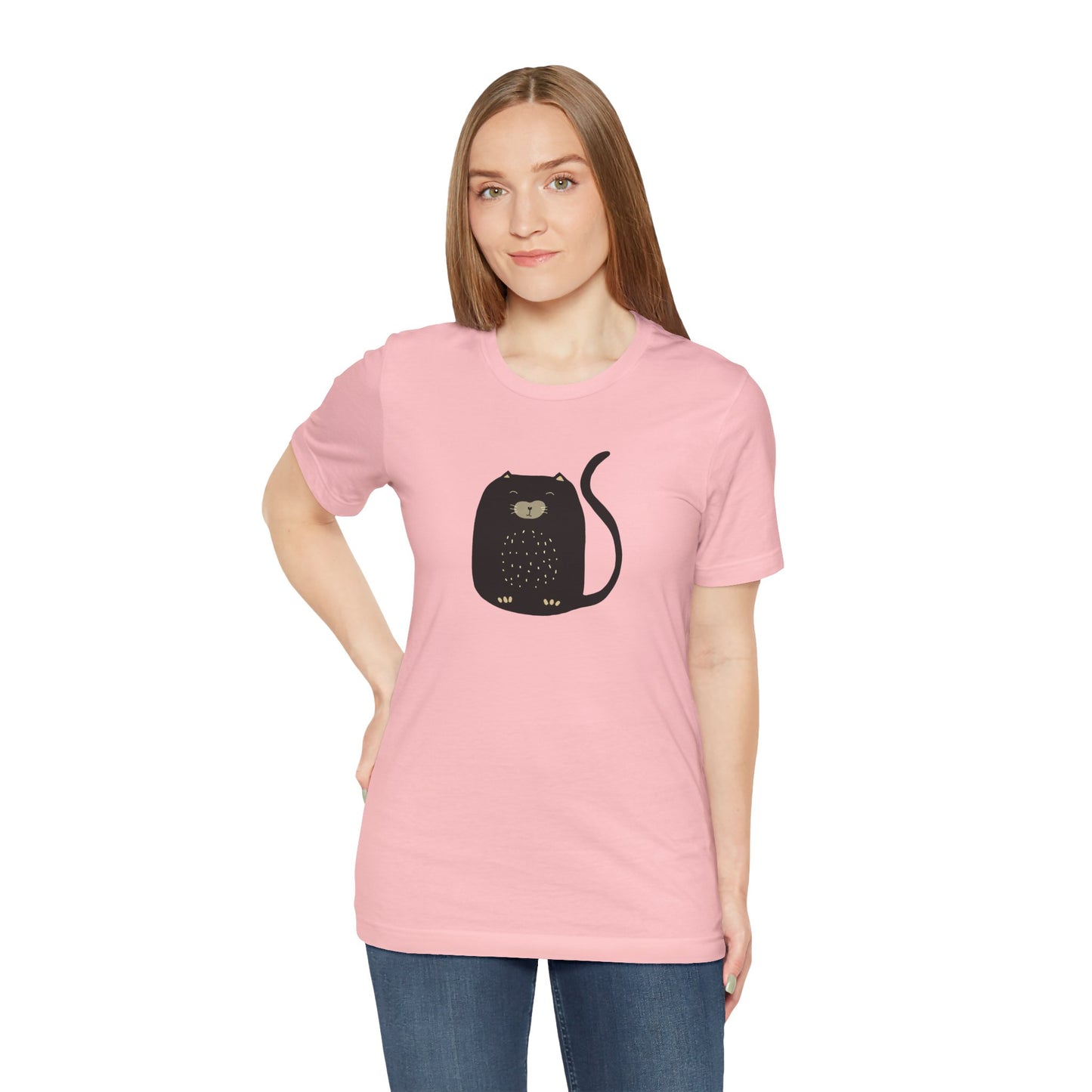 Cat Unisex Jersey Short Sleeve Tee