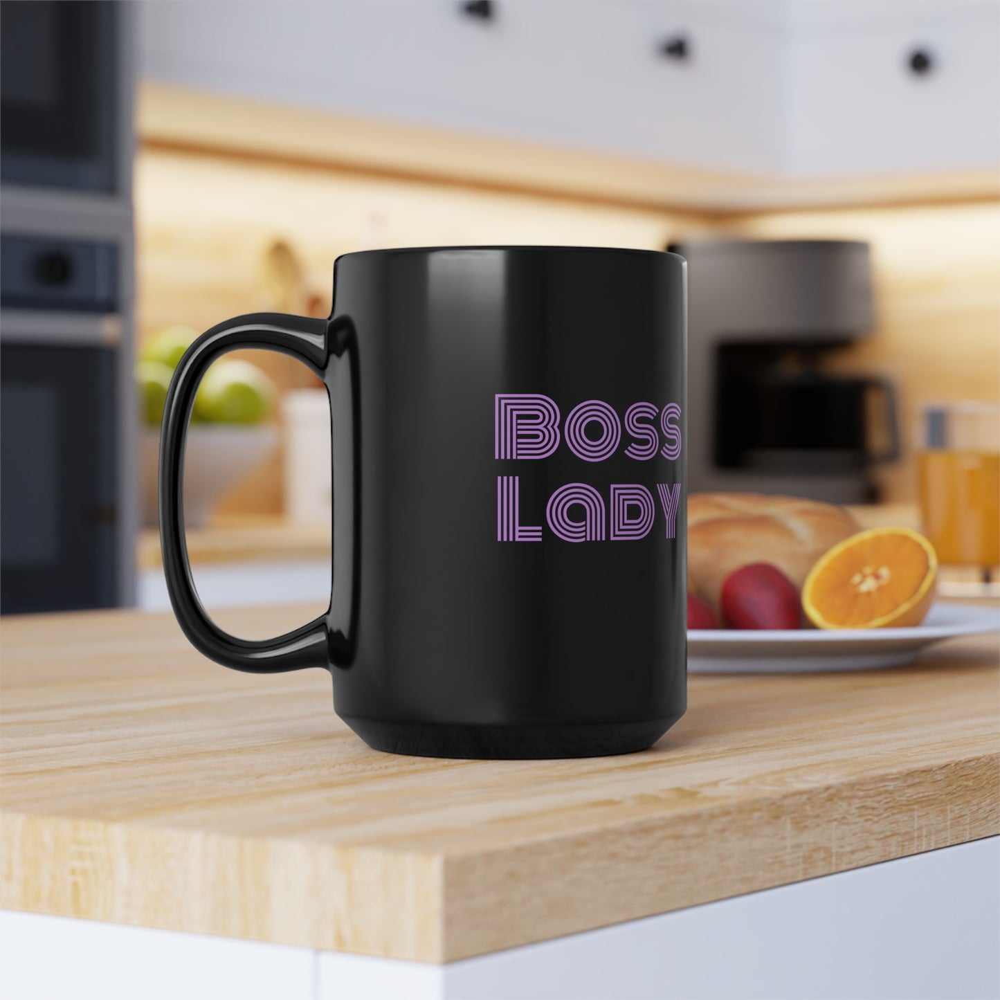 Boss Lady Black Mug (11oz, 15oz)